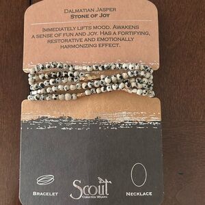 Scout Wrap Bracelet / Necklace, Stone Wrap JOY